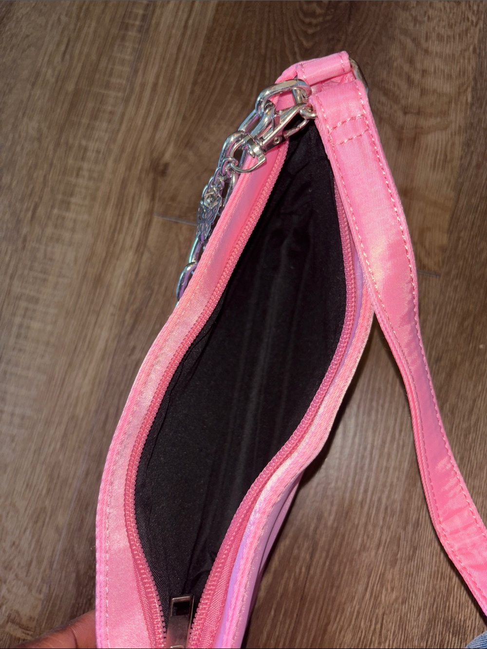 Pink Butterfly Charm Shoulder Bag - Picture 3 of 3